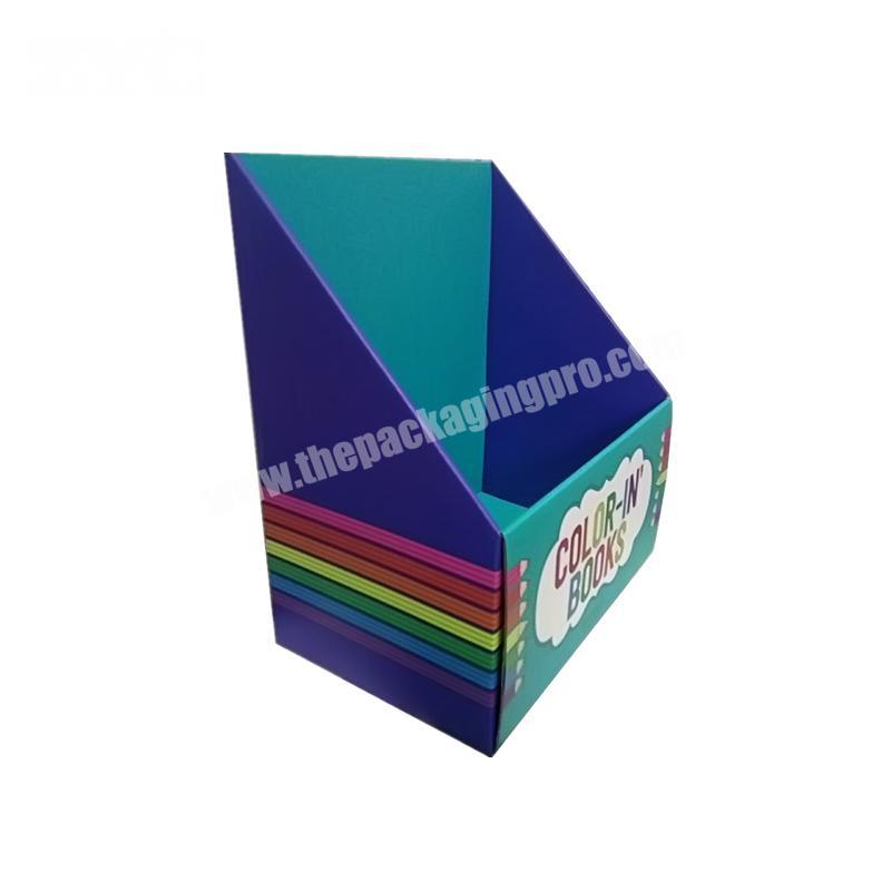 Recyclable Paper Corrugated POP Cardboard Counter Display Box