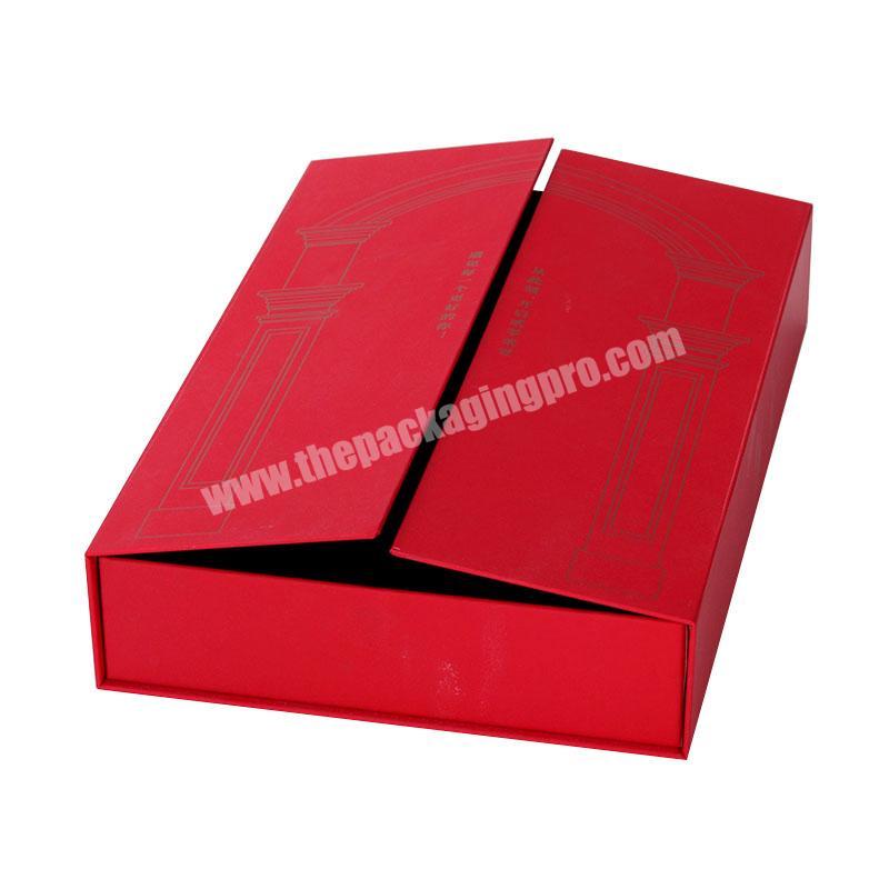 Recyclable custom hard paper colorful packaging mystery box surprise luxury gift box magnetic closure small
