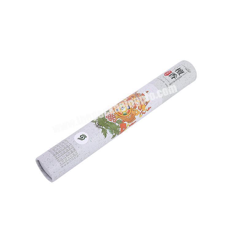 Eco friendly Paper tube for food powder container with towel Paper pencil Packaging