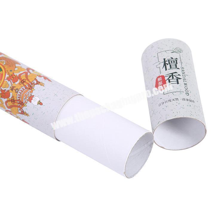 Food grade paper cylinder tube gift wrapping handmade empty chocolate truffle paper boxes