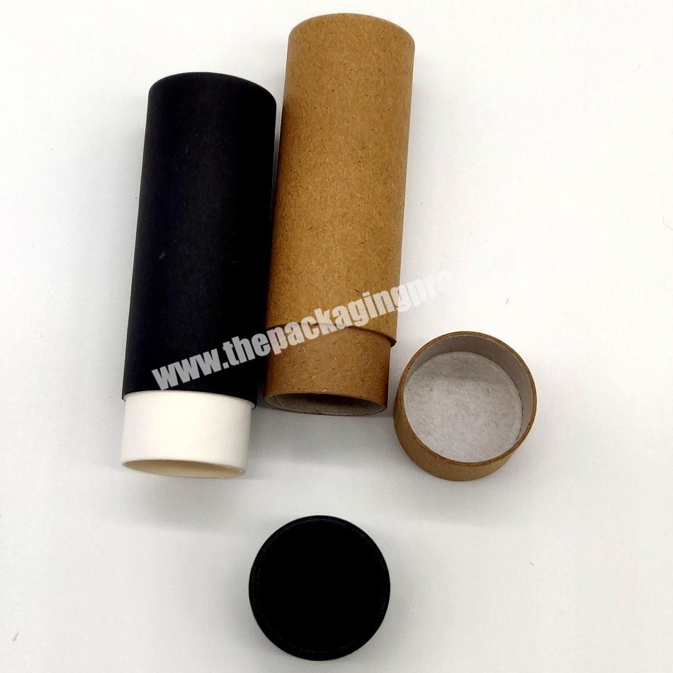 Eco Friendly 5g 7g Cardboard Lip Balm Tube Cardboard Push up Deodorant Containers Paper Tube
