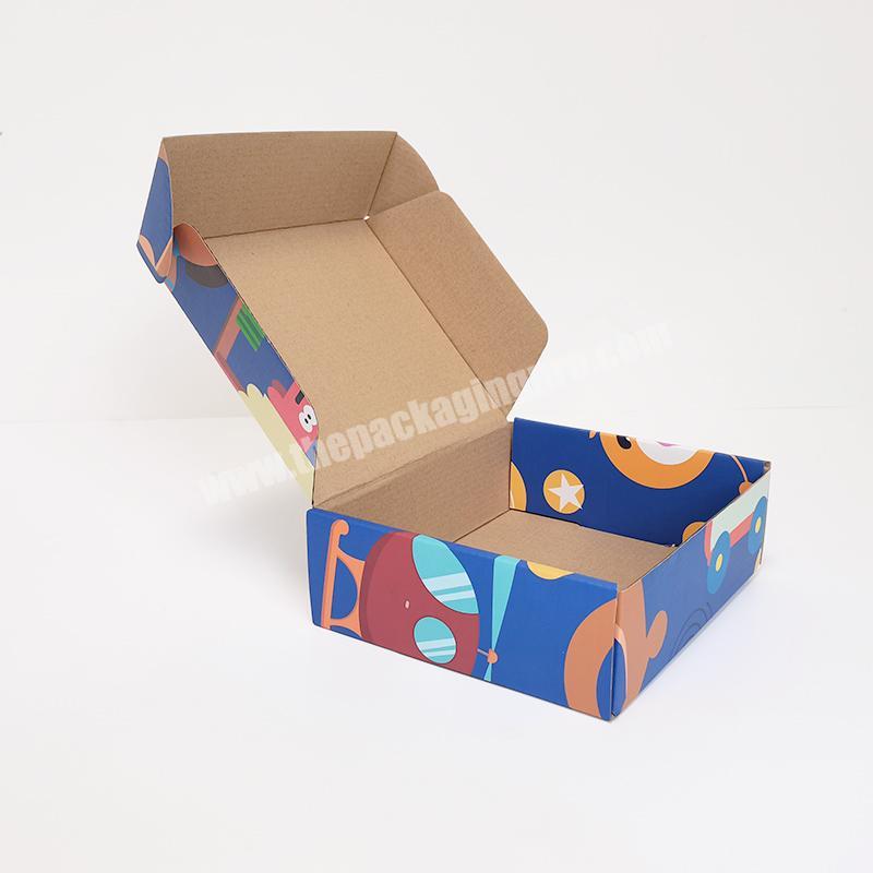 Recycled Folding Airplane Box Colored Shipping Mail Box Logo Printed Packaging Boxes Corrugated