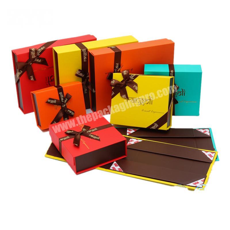 Recycled Folding Magnetic Cardboard Gift Box Paper Plain Packaging Boxes