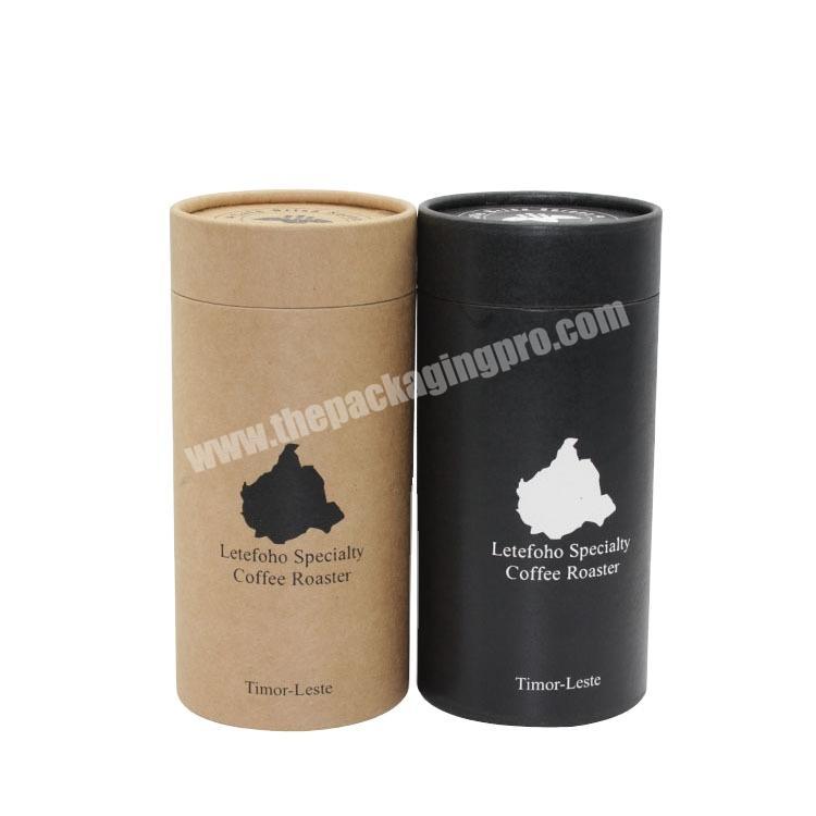 Eco-friendly food paper tube packaging food grade paper tube tea kraft paper tube aluminum foil paper tube with printing