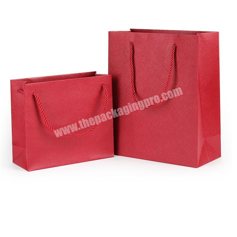 Red Women frosted affordable shopping bag promotion with logos