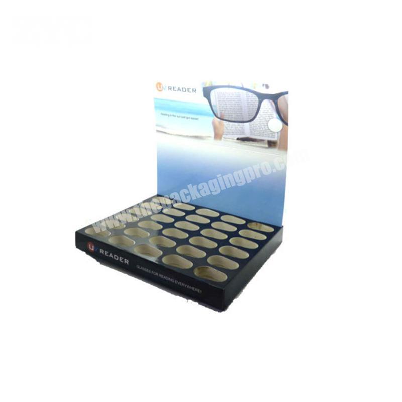 Retail Store Cardboard Display Box Paper Counter Display for Sunglasses