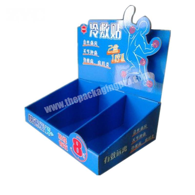 Retail Store Customized PDQ Promotional Cardboard Paper Table Display for Pharmacy