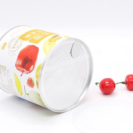 Round paper tube packaging with easy open aluminum membrane