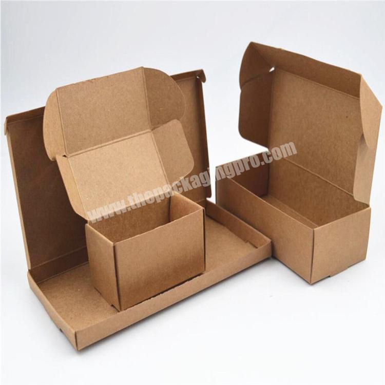 Small custom rectangle kraft paper cardboard gift soap box packaging