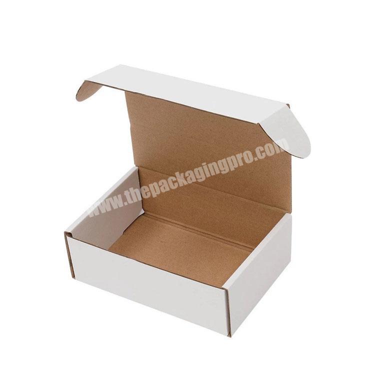Sturdy and Lightweight Shipping Cardboard Corrugated Boxes Paper White shoe Packaging mailing/mailer Box