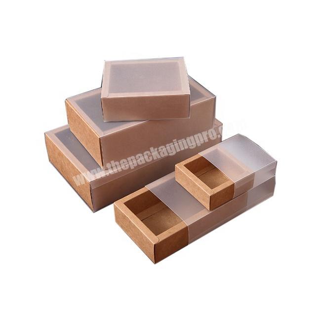 Tea in kraft paper box, kraft paper without color printing for drawer box and tea packaging box