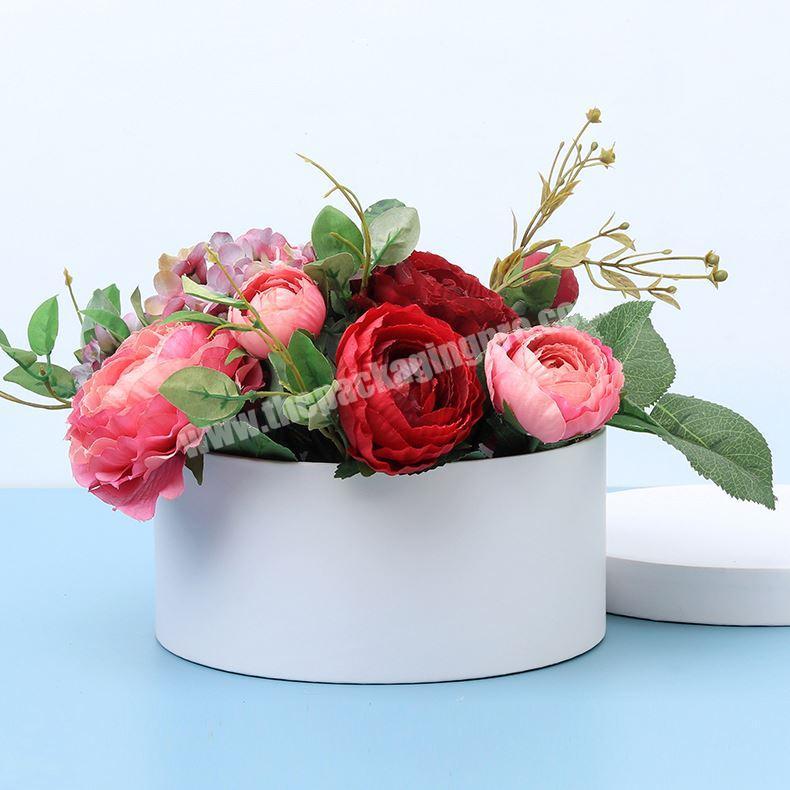 Top Grade Fancy Recycled Round Flower Box Paper Tube Packaging