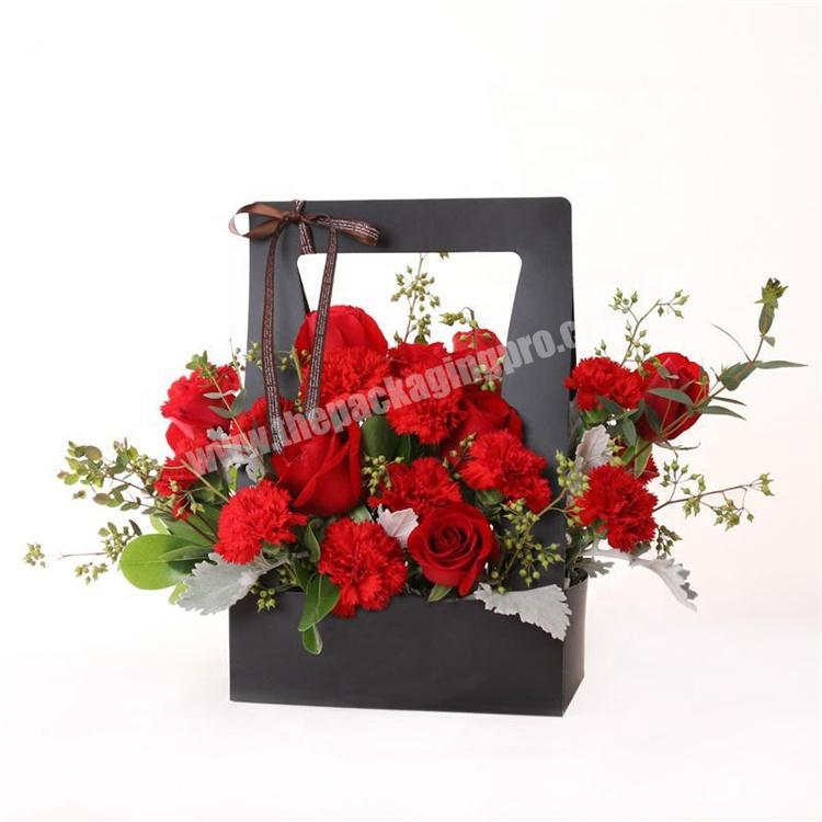 Unique design flower carrier bag for package