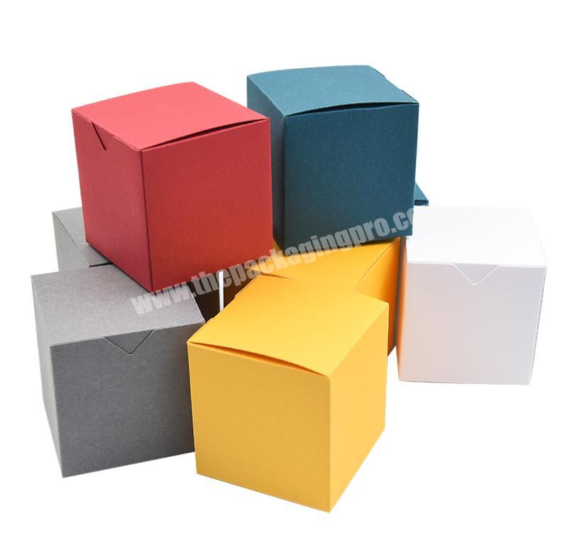White Cardboard Gift Custom Small Square Packaging Box