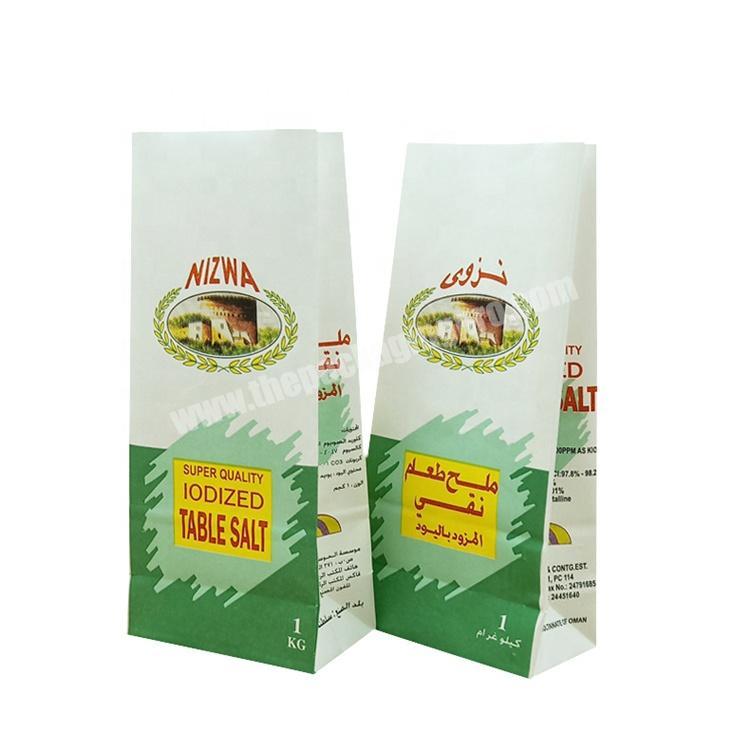 Wholesale 1kg paper packaging bags for flour