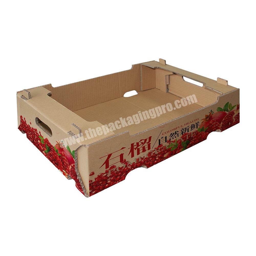 Wholesale Avocado Fruit Shipping Packaging Corrugated Boxes with Your Custom Design