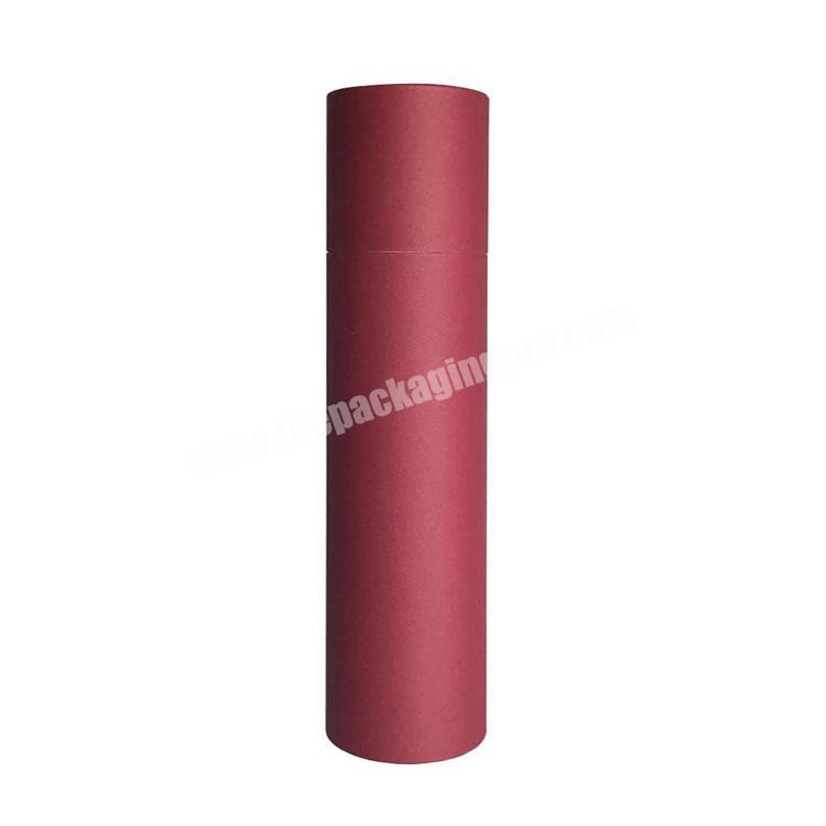 Wholesale Custom Burgundy Wine Bottle Gift Box Wrapping Cardboard Packaging Boxes craft Paper Tubes