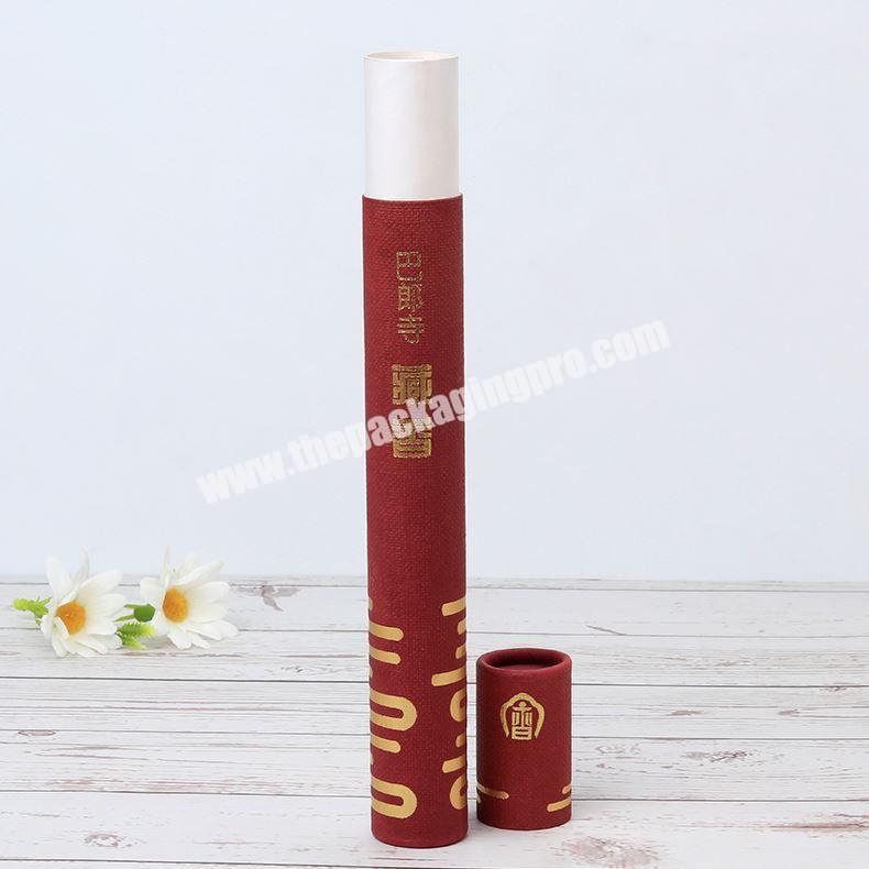 Wholesale Custom Eco-Friendly Gift Packaging With Flat Edge Lid Paper Tube