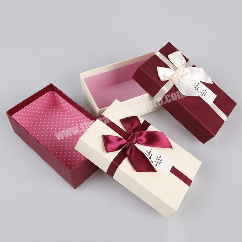 Wholesale Custom Logo Printed Luxury Hot Stamping Gift Packaging Box