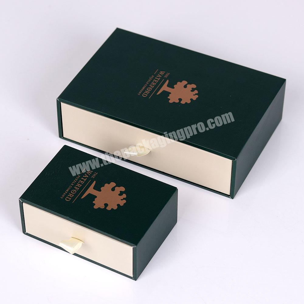 Wholesale Custom Logo Rigid Sliding Out Drawer Box Fancy Gift Box for Jewelry /Accessory Jewelry Storage Retail Box