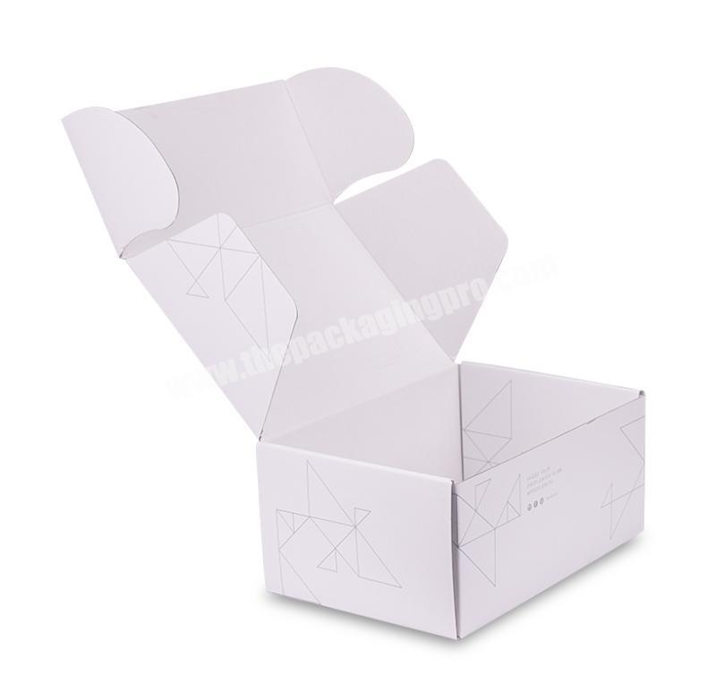 Wholesale Custom Printed Mailer Shipping Carton Paper Corrugated Box Foldable Postal Delivery End Corrugated Paper Box Low Price