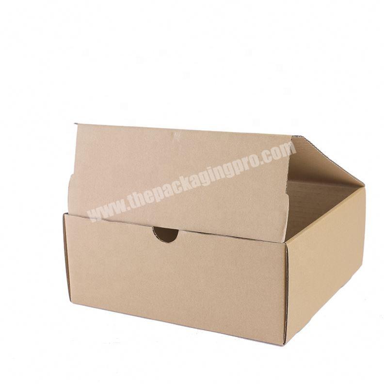 OEM custom luxury Shoe gift shipping box kraft white corrugated paper packaging box