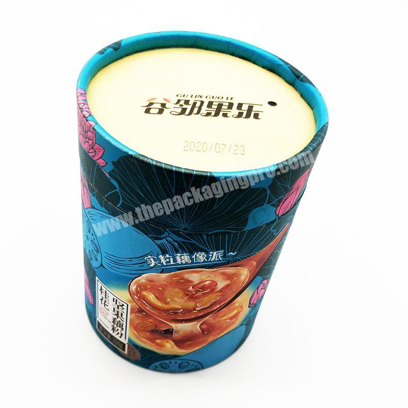 Wholesale Custom Round Kraft Paper Cardboard Tube for the brew foods packing