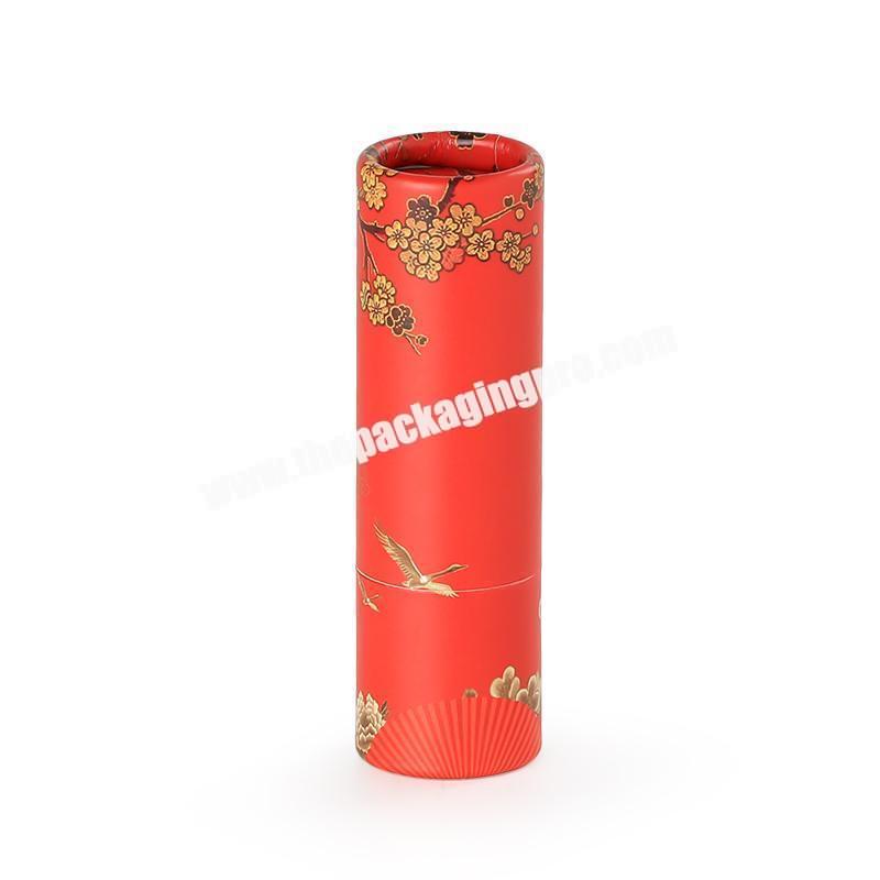 Wholesale Eco Friendly Unique Empty Lipstick Paper Tubes Round Lip Balm Cardboard Container Paper Tube