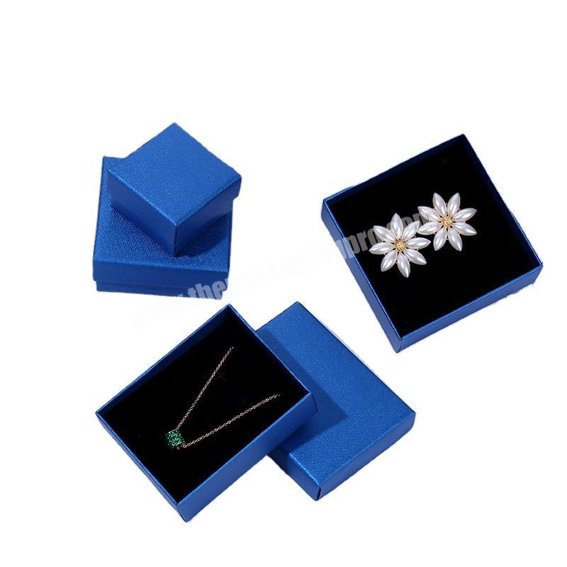 Wholesale Small Necklace Ring Jewelry Paper Packaging Box Custom Logo Jewelry Gift Box