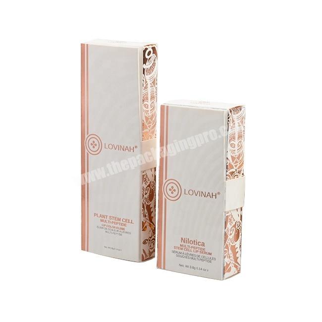 Wholesale cosmetic paper box customized skin care paper box packaging cosmetic glass bottles packaging box