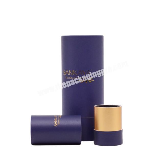 Wholesale custom printed cylinder paper tube recycled paper packaging tube paper tube cardboard paper tube for gift package