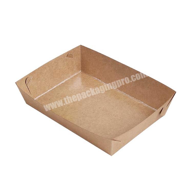Wholesale custom printed hot dog paper food tray for packaging