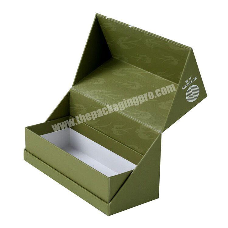 Wholesale custom printed logo rectangle packaging gift box rigid cardboard paper box mail box