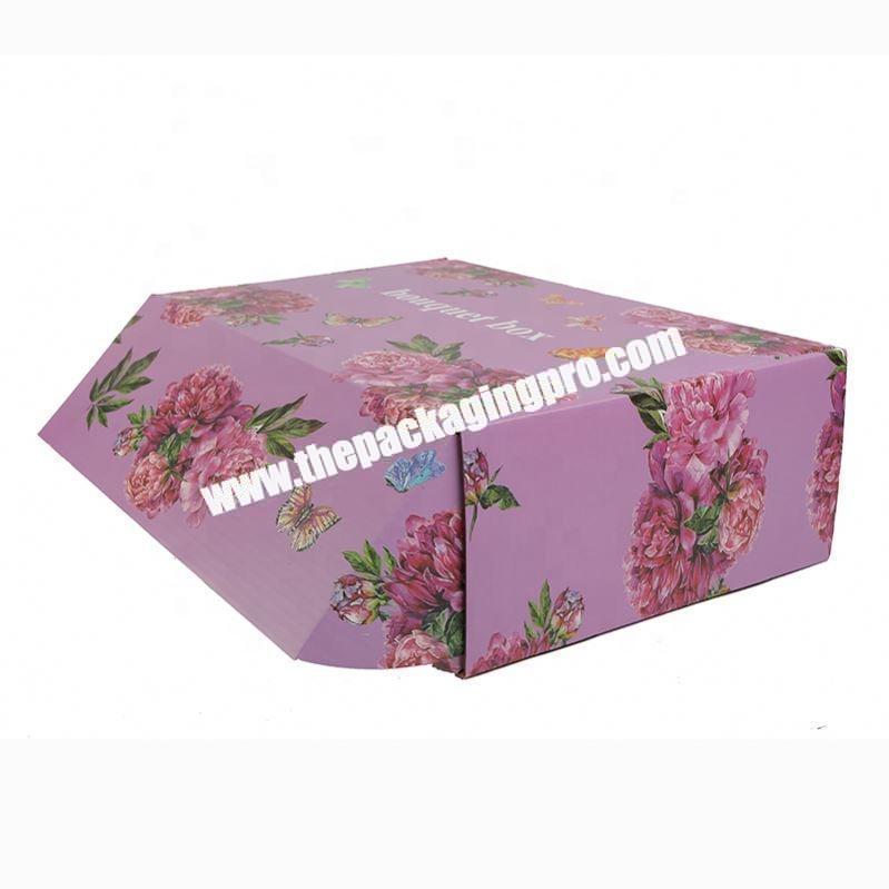 Luxury sliver foil  logo cosmetic nail polish corrugated shipping mailer box