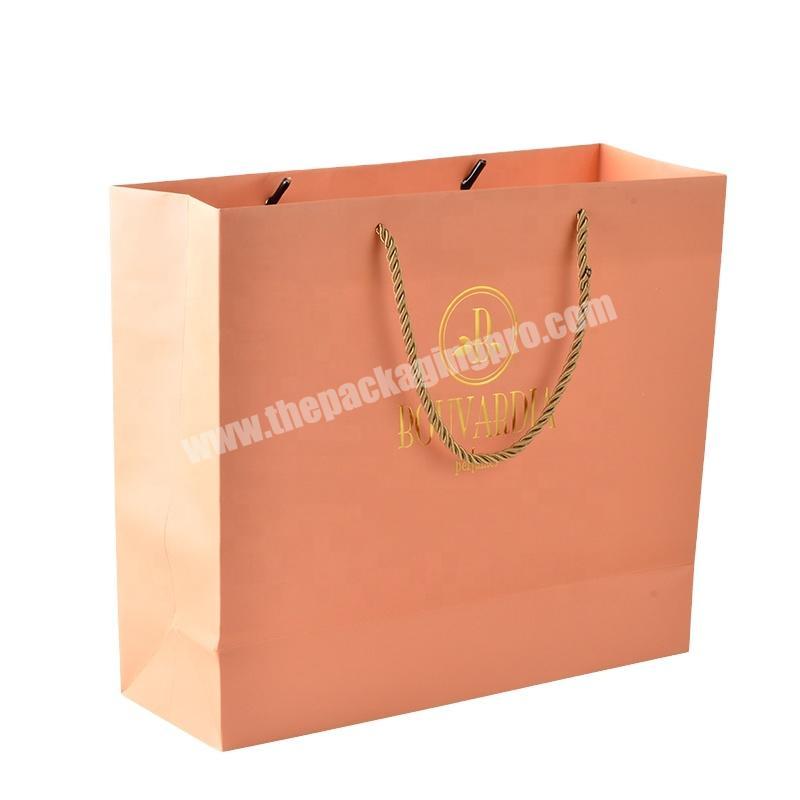 Wholesale high quality full color printing customised paper bags luxury paper bag with your own logo