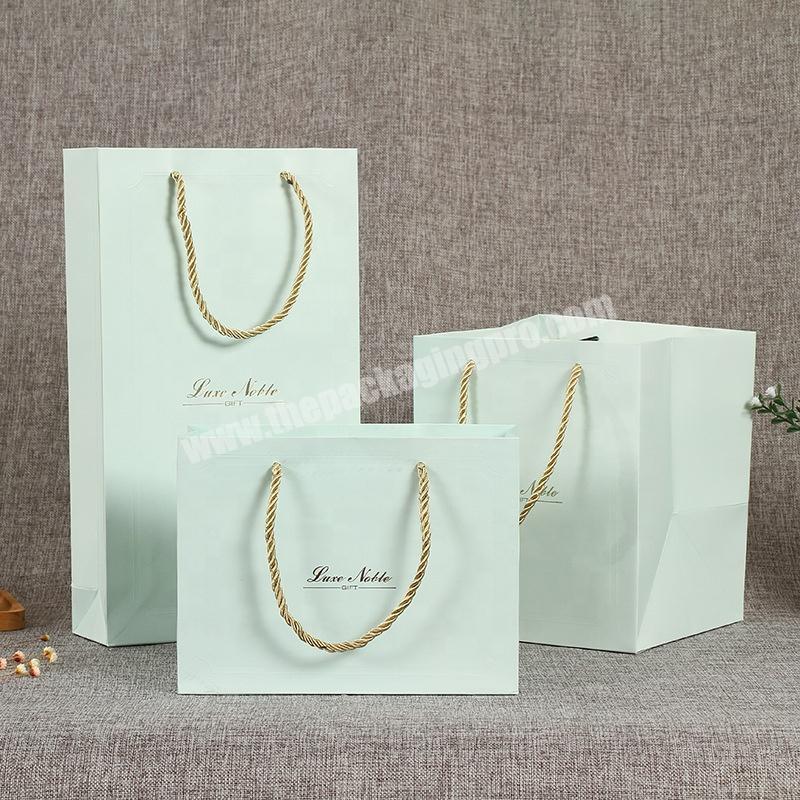 Wholesale luxury custom shopping bag high quality mini paper bag with your own logo