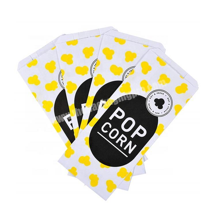 Wholesale paper popcorn bags with custom logo