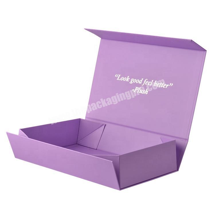 Wholesales Custom High Quality Luxury Hard Rigid Cardboard Folding Gift Box Packaging Paper Foldable Magnetic Box