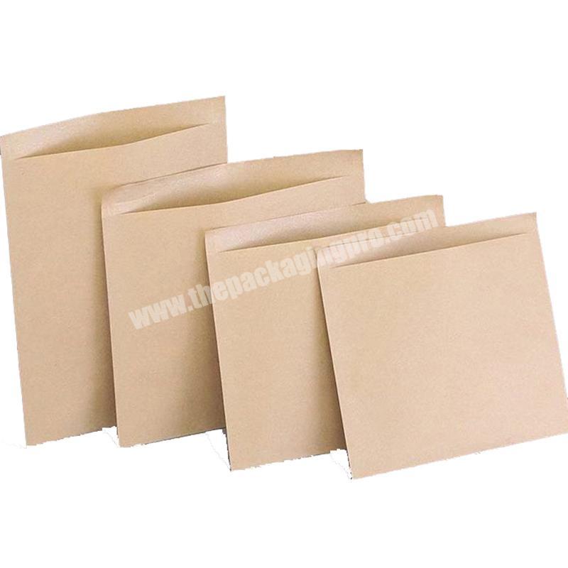 Wholesales custom brown kraft paper packing envelop bag