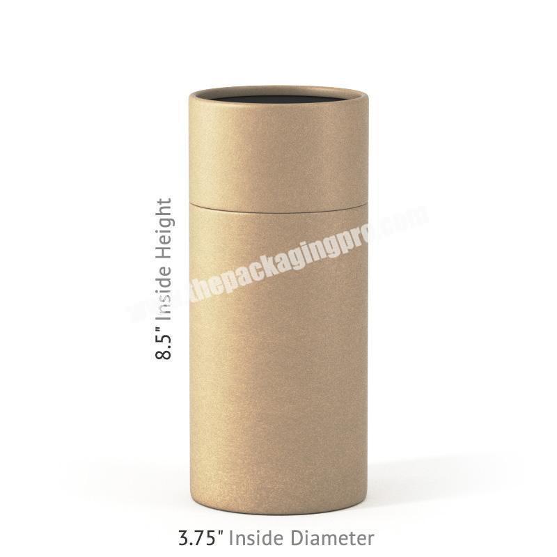 Yongjian factory direct paper tube packaging customize service kraft cylinder box  round packaging