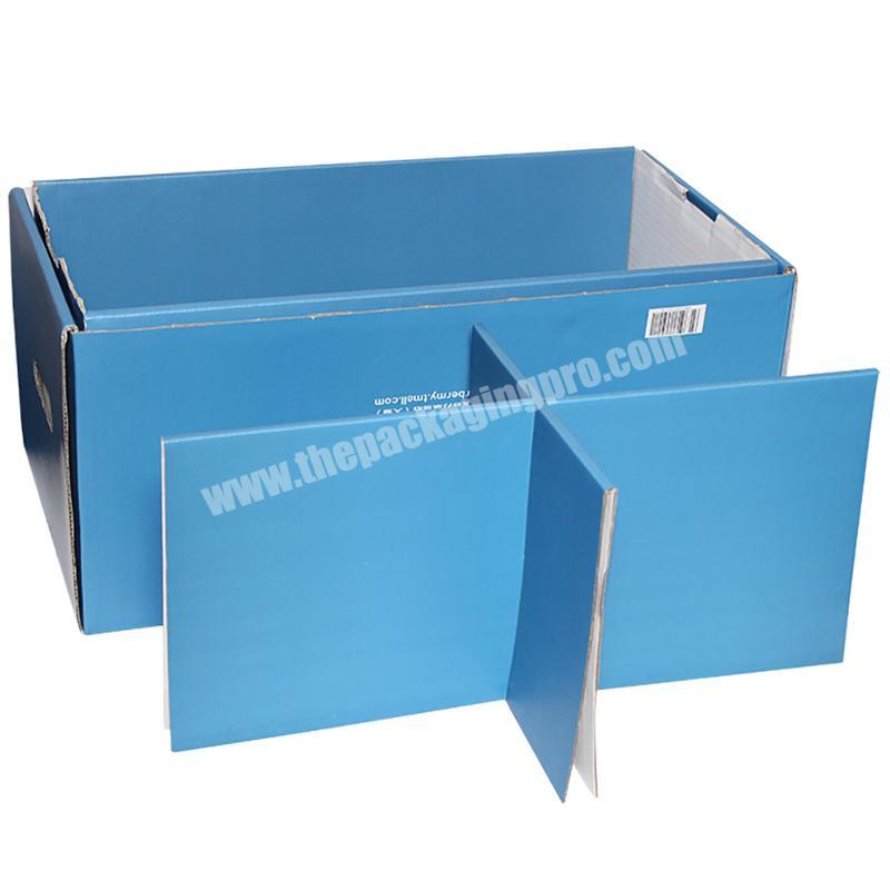 Yongjin China Double Wall Thermal Wine Glasses Clothing Packaging Strong Corrugated Board Box With Insert