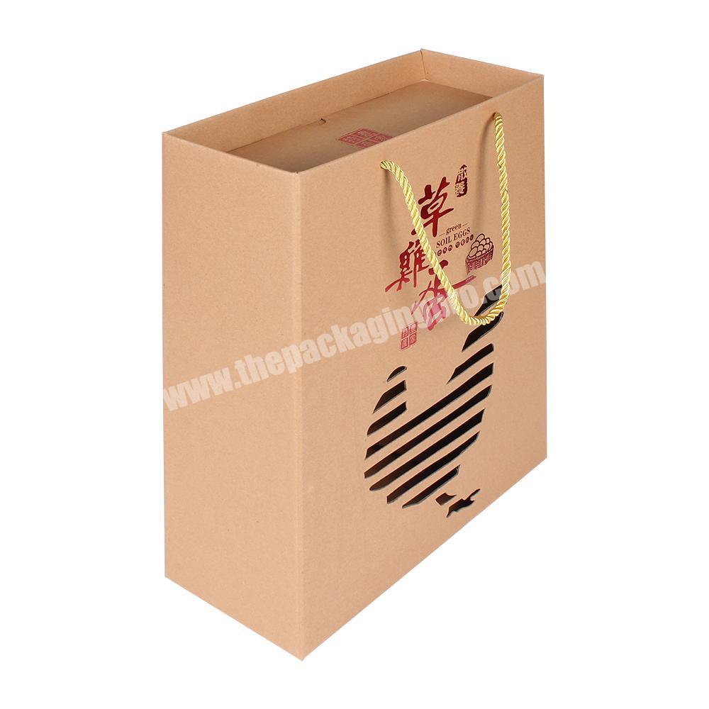 Yongjin China ECO Friendly Disposable Corrugated Brown Corrugated Cardboard Paper Dried Food Packaging Box