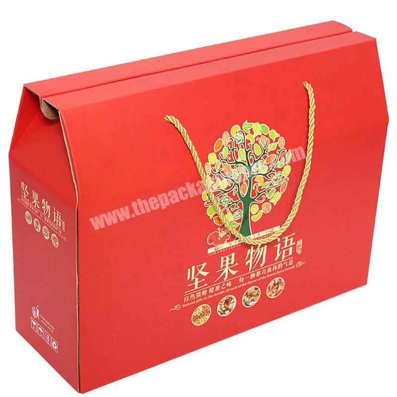 Yongjin China ECO-friendly Custom Printed Beverage Dried Food Packaging Corrugated Board Paper Box