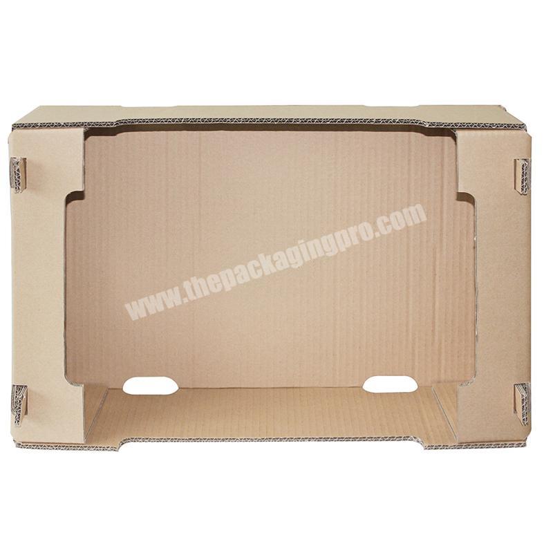 Yongjin China High Quality Custom Fruit Food Paper Packaging Gift Carton Corrugated Boxes with Strip