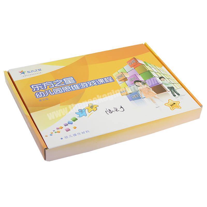 Yongjin China Hot Sale Eco-friendly Children Intellectual Develop Toy Corrugated Carton Paper Packaging Box