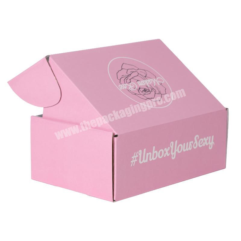Yongjin Clients' Special Requests 100% Recycled Custom Logo Corrugated Boxes Mailer Boxes