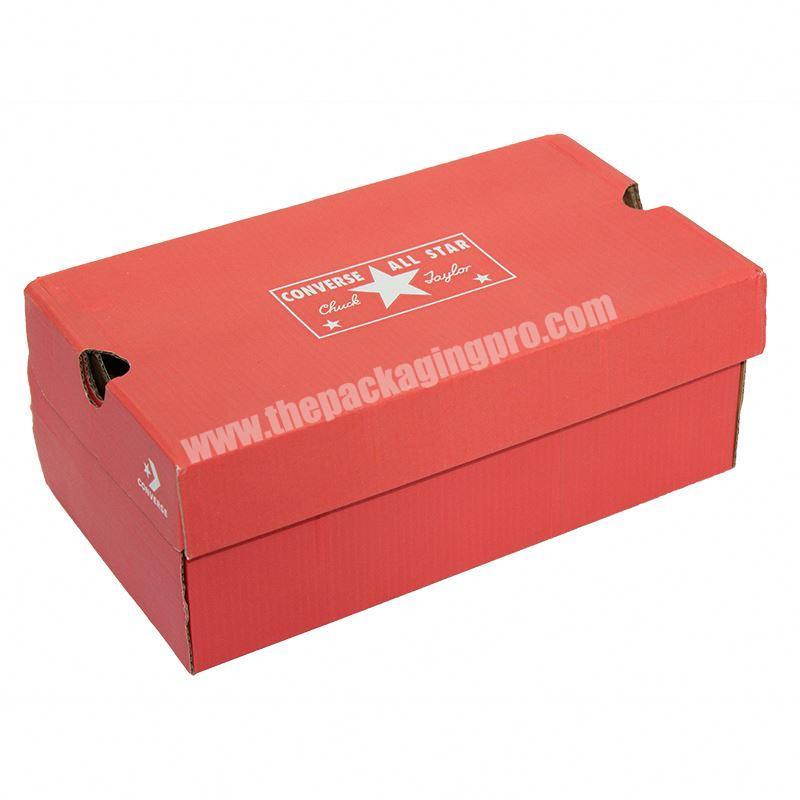 Yongjin Color Printing Drawer Shoe Box Corrugated Shoe Storage Box