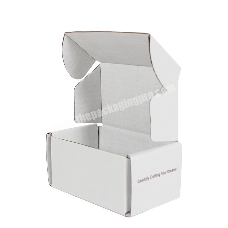 Yongjin Custom Small Tuck Top Mailing Subscription Packaging Boxes Printing Colored Corrugated Paper Shipping Mailer Box