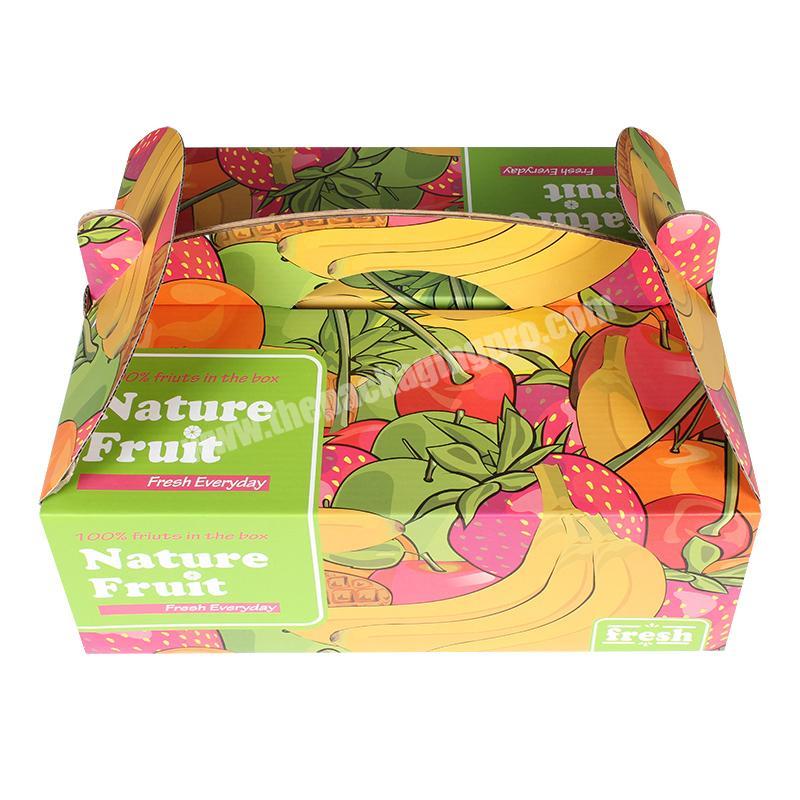 Yongjin Manufacturers Wholesale Hot Sales Empty Corrugated Cardboard Fresh Cherry Fruit Packaging Boxes