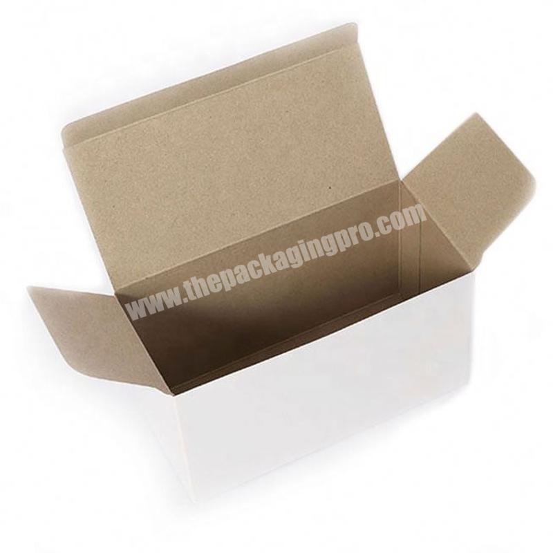 Yongjin Recycled White Corrugated Board Mailers Packing Cardboard Paper Box for Shipping Small